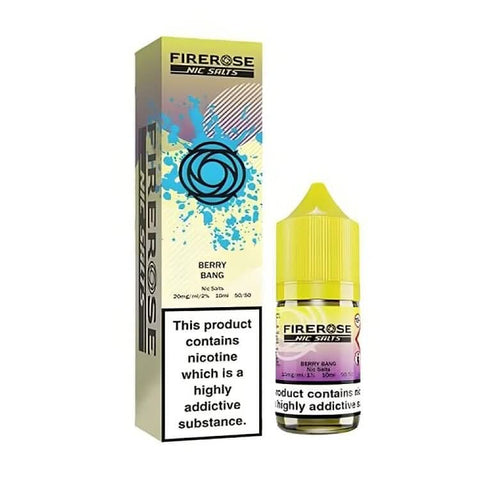 Firerose 5000 Nic Salt E Liquid 10ml, Berry Bang