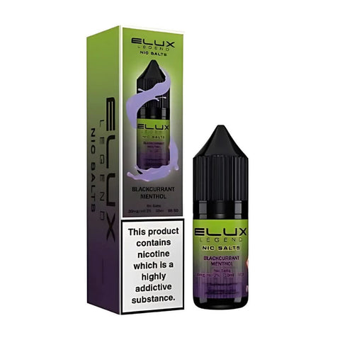 Elux Legend NIC Salt 10ml -Blackcurrant Menthol