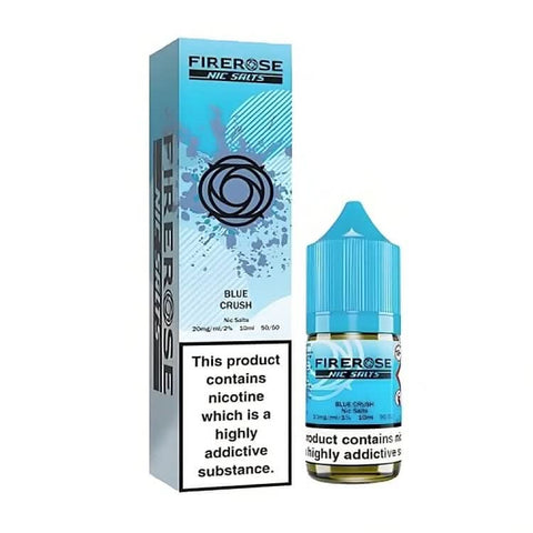 Firerose 5000 Nic Salt E-Liquid 10ml, Blue Crush