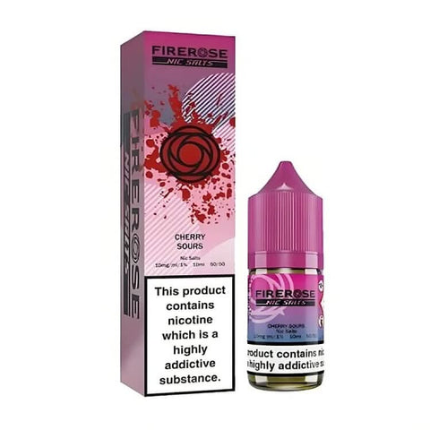 Firerose 5000 Nic Salt E Liquid 10ml Cherry Sours