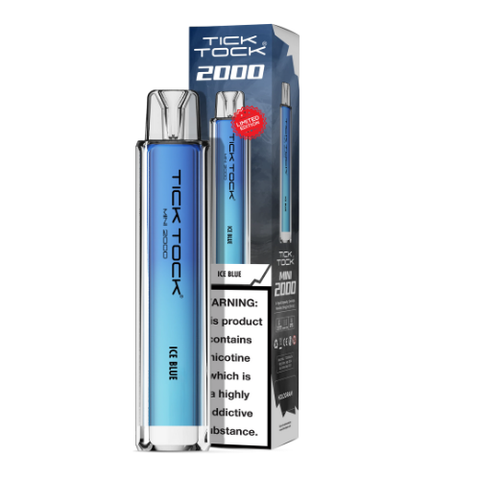 Tick Tock Mini 2000 Puffs Disposable Vape Device-20MG - Le Ice Blue