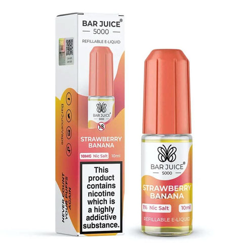 Bar Juice 5000 Nic Salt 10ml , Strawberry Banana