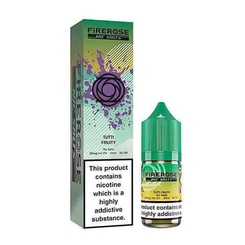 Firerose 5000 Nic Salt 10ml, Tutti Fruity