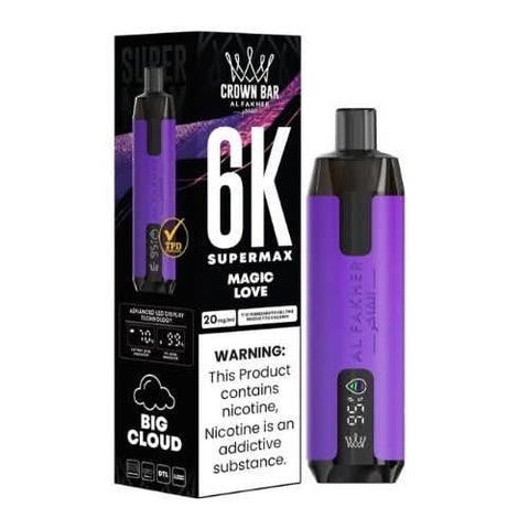 Al Fakher Supermax 6000 Disposable Vape  - Mango Ice