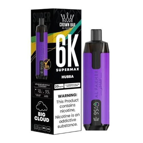 Al Fakher Supermax 6000 Disposable Vape  - Hubba