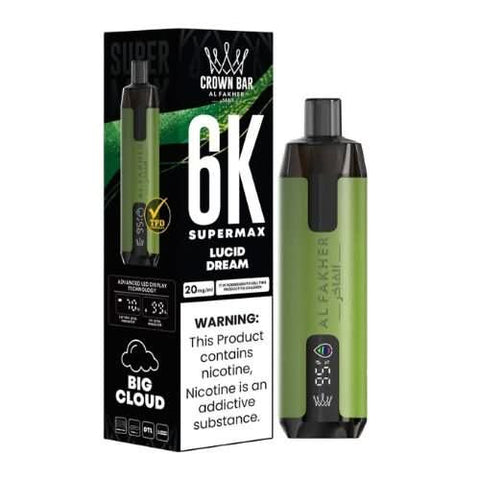 Al Fakher Supermax 6000 Disposable Vape  - Lucid Dream