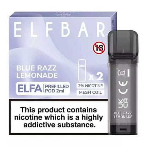 Elf Bar Elfa Pre-Filled Pod - Blue Razz Lemonade