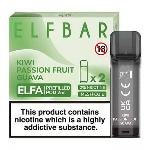 Elf Bar Elfa Pre-Filled Pod  - Kiwi Passion Fruit Guava