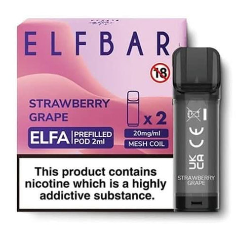 Elf Bar Elfa Pre-Filled Pod  - Strawberry Grape