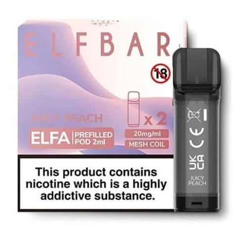 Elf Bar Elfa Pre-Filled Pod  - Juicy Peach