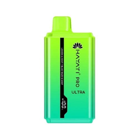 Hayati Pro ultra 15000 Puff Disposable Device- Lemon & Mint / Blue Razz & Mint