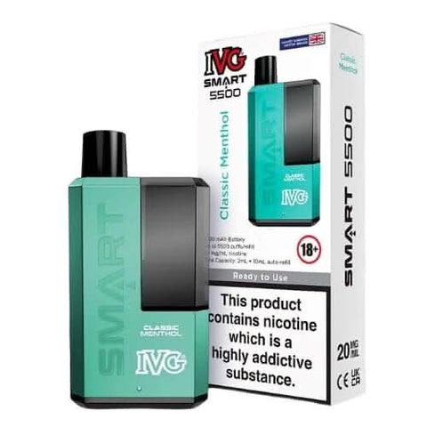 IVG Smart 5500 Disposable Vape Kit  - Classic Menthol