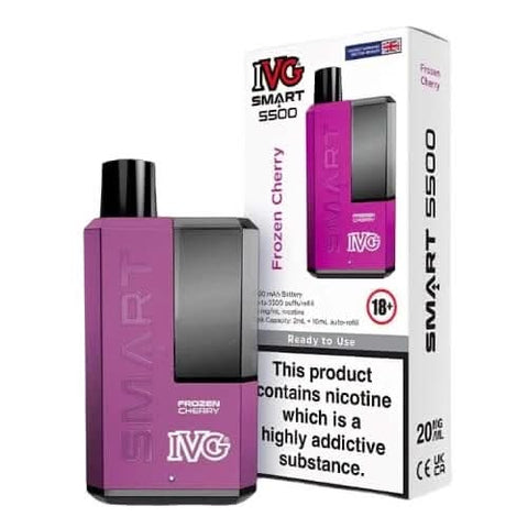 IVG Smart 5500 Disposable Vape Kit  - Frozen Cherry