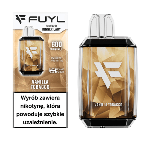 FUYL 600 Disposable Vape Device - Eliquid Base - Vanilla Tobacco