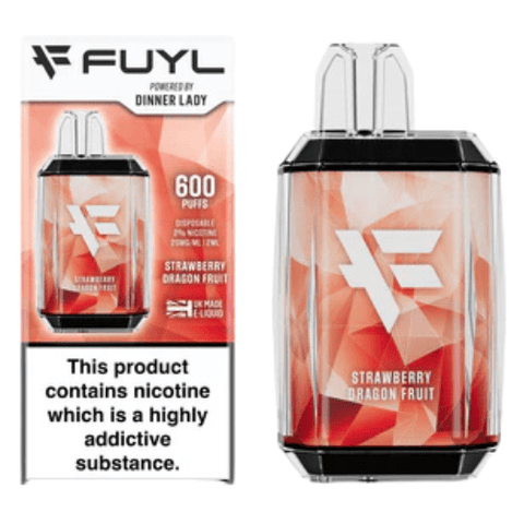 FUYL 600 Disposable Vape Device - Eliquid Base - Strawberry Dragonfruit