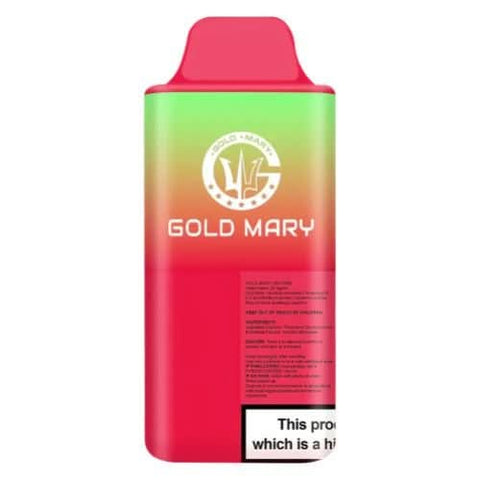 Gold Mary 12000 Disposable Vape Device 20mg - Watermelon / Strawberry Watermelon