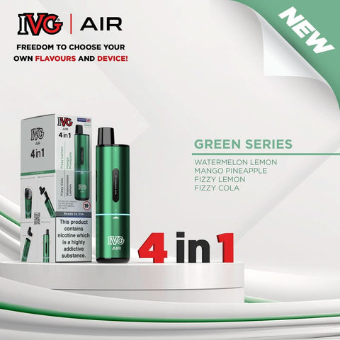 IVG Air 4 in 1 Disposable Vape  - Green