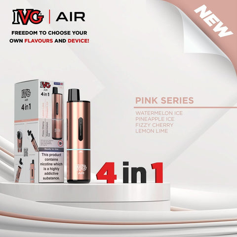 IVG Air 4 in 1 Disposable Vape  - Pink