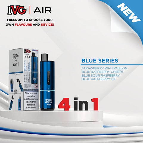 IVG Air 4 in 1 Disposable Vape  - Blue