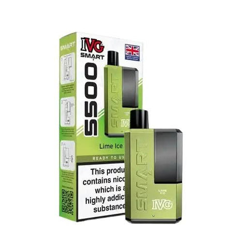 IVG Smart 5500 Disposable Vape Kit  - ⁠Lime Ice