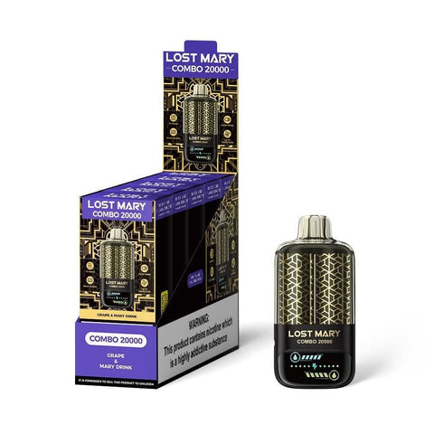 Lost Mary Combo 20k Disposable Vape  - Grape & Mary Drink