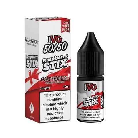 IVG 10ml E-Liquid - Raspberry Stix