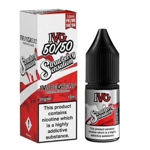 IVG 10ml E-Liquid - Strawberry Sensation