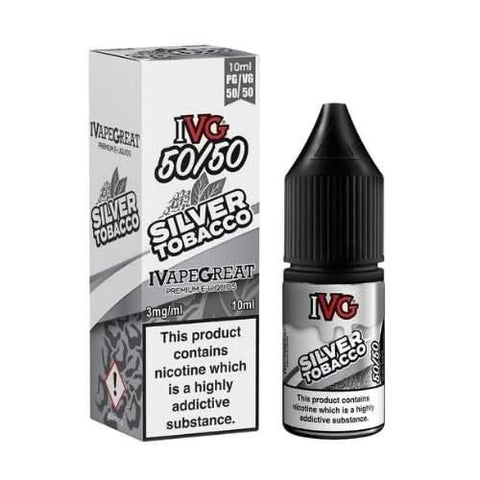 IVG 10ml E-Liquid - Silver Tobacco