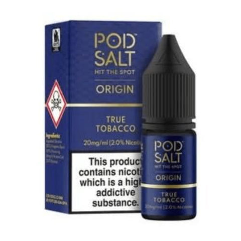 Pod Salt Origin 10ml Nic Salt - Pack of 5 - True Tobacco