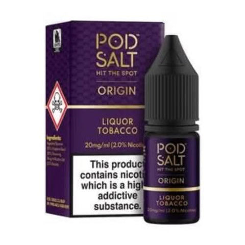 Pod Salt Origin 10ml Nic Salt - Pack of 5 - Origin Liquor Tobacco