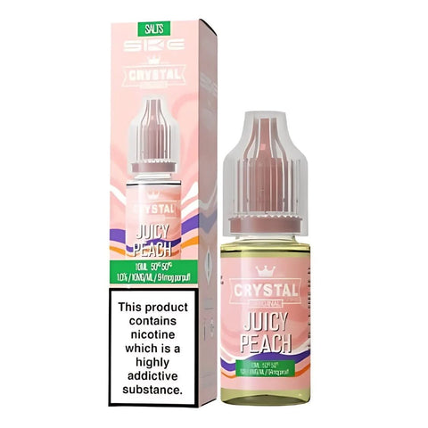 SKE Crystal NIC Salt 10ml, Juicy Peach 