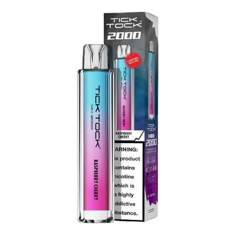 Tick Tock Mini 2000 Puffs Disposable Vape Device-20MG - Le Raspberry Cherry