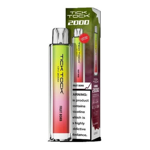 Tick Tock Mini 2000 Puffs Disposable Vape Device-20MG - Le Fruit Bomb