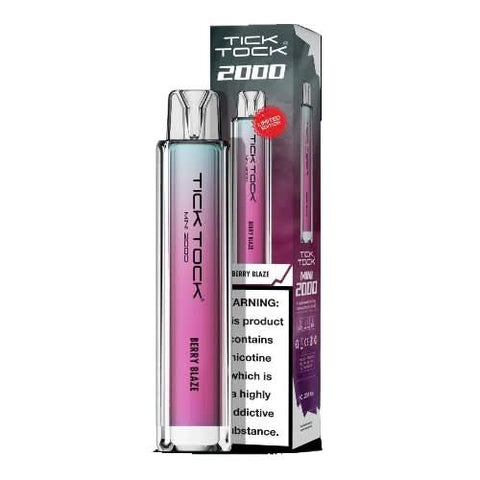 Tick Tock Mini 2000 Puffs Disposable Vape Device-20MG- Le Berry Blaze