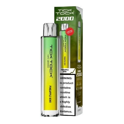 Tick Tock Mini 2000 Puffs Disposable Vape Device-20MG - Le Pineapple Kiwi