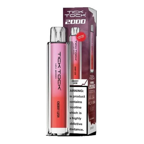 Tick Tock Mini 2000 Puffs Disposable Vape Device-20MG - Le Cherry Lush