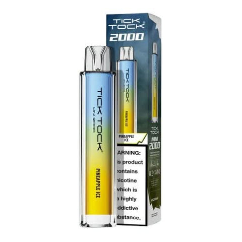 Tick Tock Mini 2000 Puffs Disposable Vape Device-20MG - Mad Blue