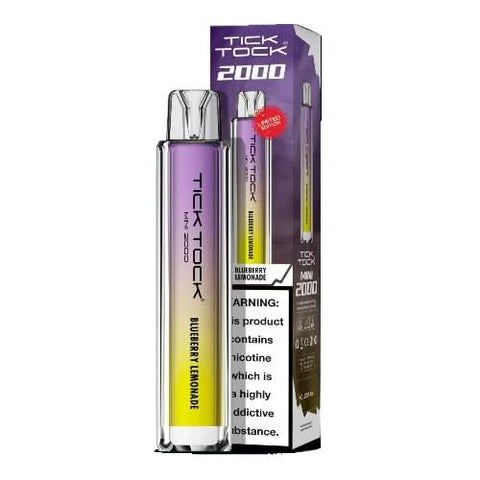 Tick Tock Mini 2000 Puffs Disposable Vape Device-20MG  - Le Blueberry Lemonade