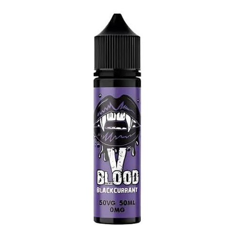 V Blood Shortfill 50ml E-Liquid - Blackcurrant