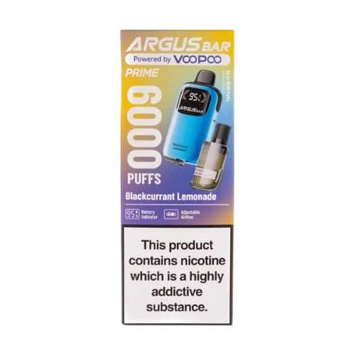 VooPoo Argus Bar Prime 6000 Disposable Vape - Eliquid Base