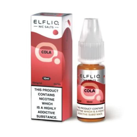 Elf Bar Elf Liq 10ml Nic Salt - Pack of 10 - Cola