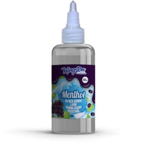 Black Grape, Lime, Bubblegum & Menthol E-Liquid By Kingston 500ml