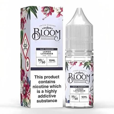 Bloom 10ml Nic Salts E-liquid - Pack of 10- Lemon Lavender