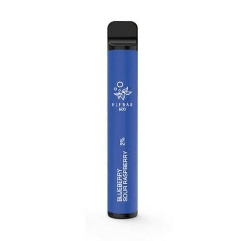 Elf Bar 600 Puff Disposable Vape  Device  - Blueberry Sour Raspberry 