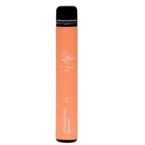 Elf Bar 600 Puff Disposable Vape  Device  - Strawberry Banana 