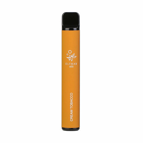 Elf Bar 600 Puff Disposable Vape  Device  - Cream Tobacco