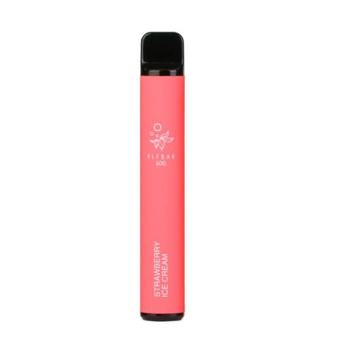 Elf Bar 600 Puffs Disposable Vape  Device -Strawberry Ice Cream