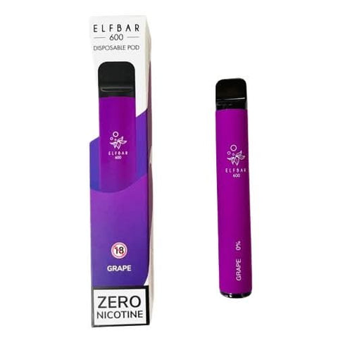 Elf Bar 600 Puffs Disposable Vape  Device - Grape