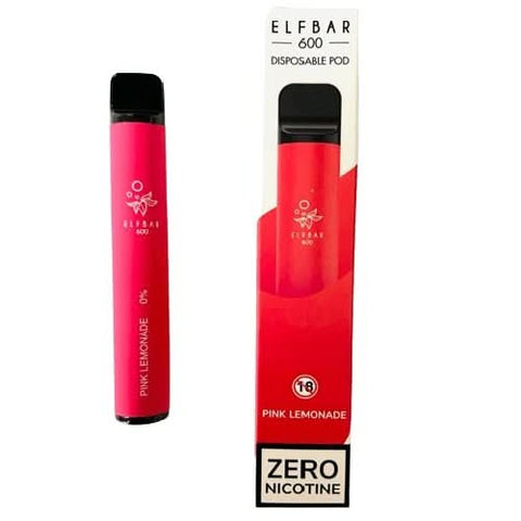 Elf Bar 600 Puffs Disposable Vape  Device - Pink Lemonade