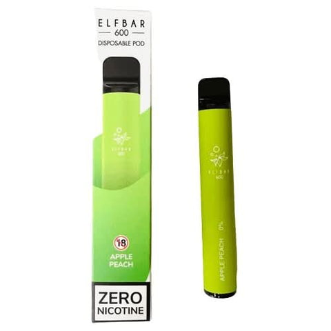 Elf Bar 600 Puffs Disposable Vape  Device - Apple Peach 